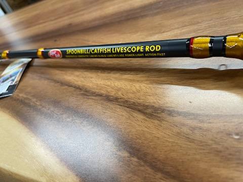 Austin McClure 7’6” 1PC SPOONBILL/CATFISH LIVESCOPE ROD ERSS7601CLS
